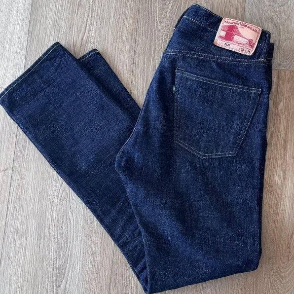 FOB FACTORY "F147" Selvedge Denim 5P Size 32 RP200 - Made in Japan - Picture 1 of 5